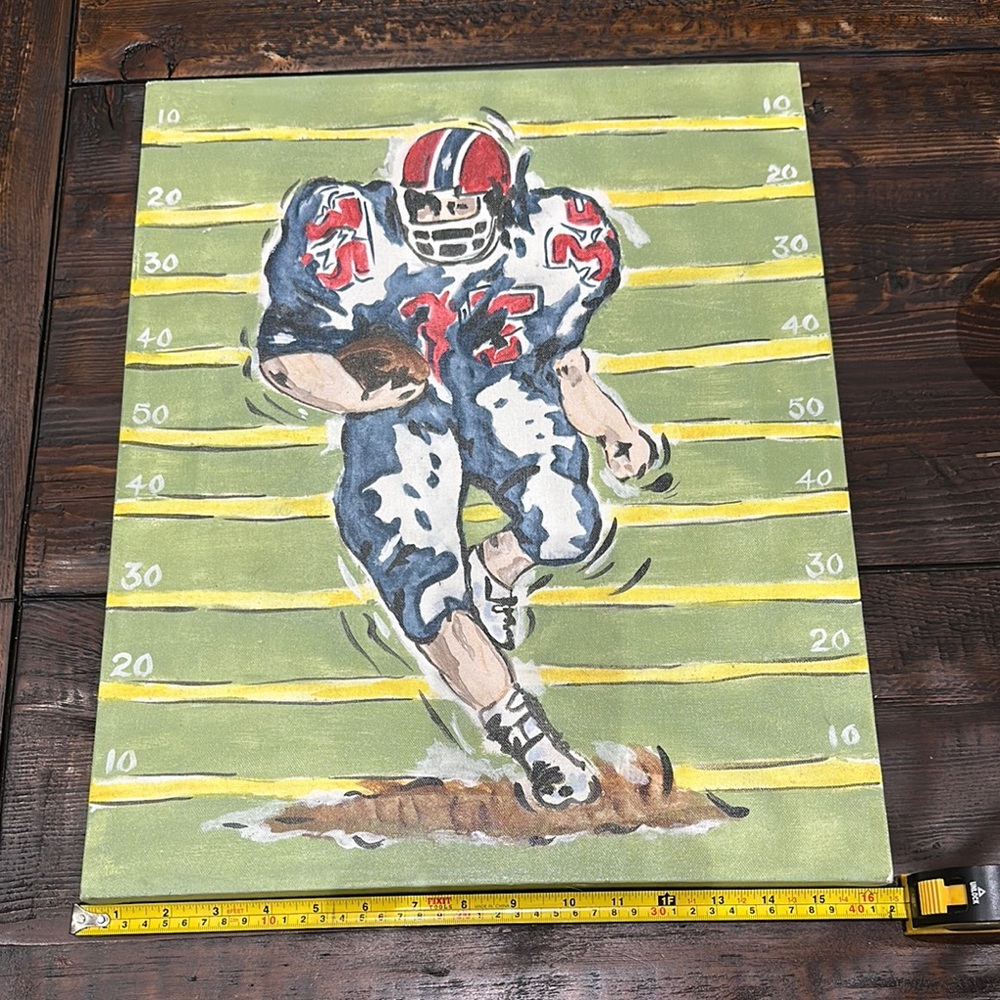 Football Player Canvas Art